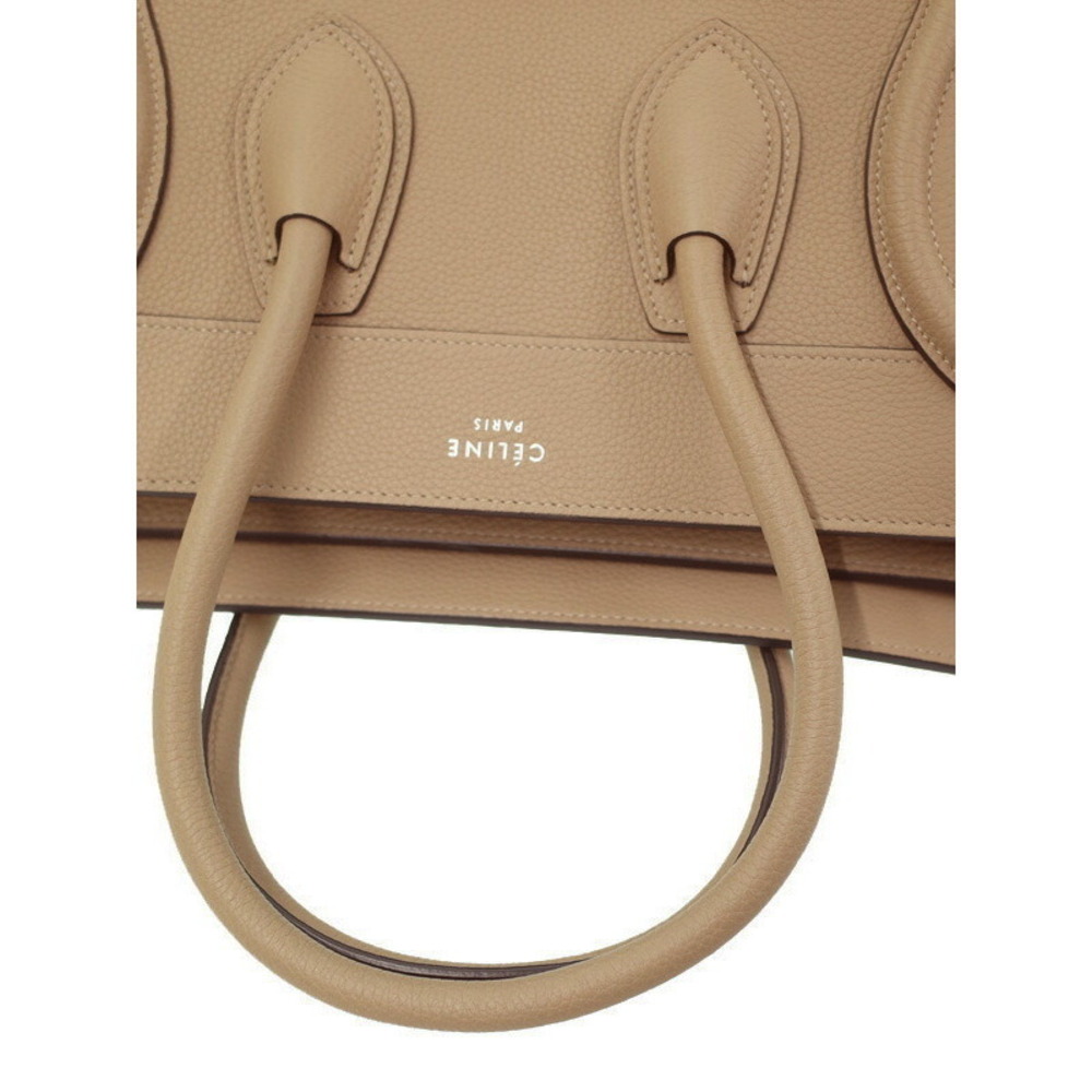 Celine Calfskin Shoulder Leather Tote Handbag Shopper - Picture 4 of 9